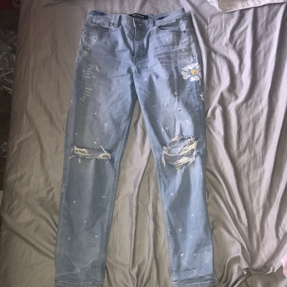 express jeans ripped